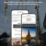 Détail des 50€ de réductions sur l'assurance voyage, l'eSIM et les activités méconnues à Bali.