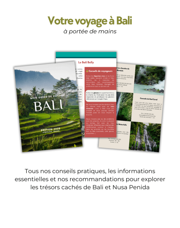 Couverture de guide voyage bali