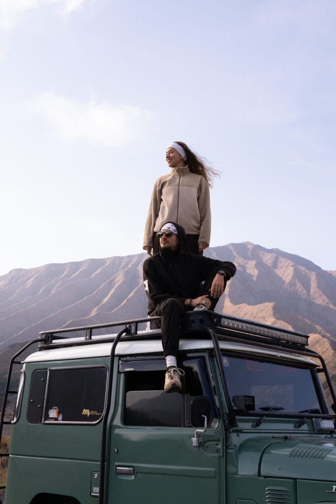 Popsico Travel sur une Jeep