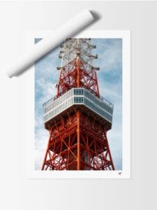 Close up Tokyo Tower