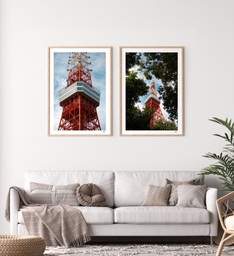 Close up Tokyo Tower