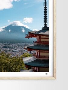 Chureito Pagoda, Mont Fuji