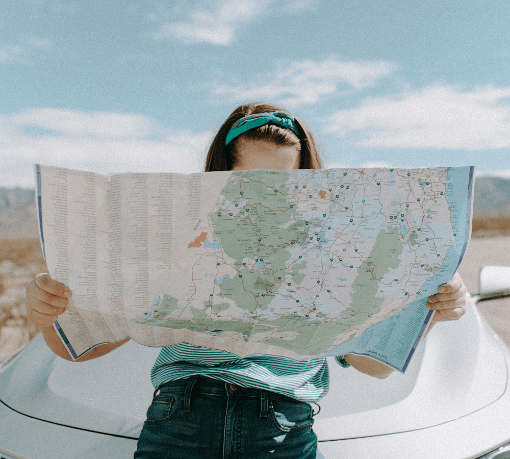 Maps pendant un road trip