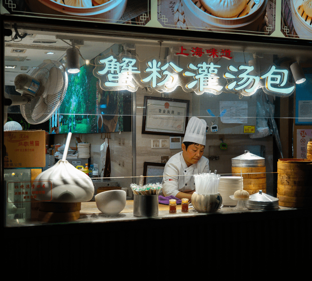 Shop de Xiaolongbao a Shanghai