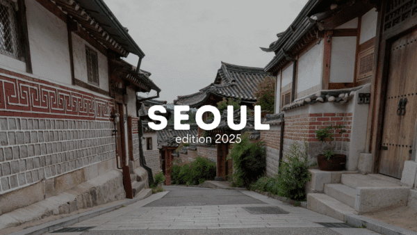 Couverture d'un guide de voyage à Seoul