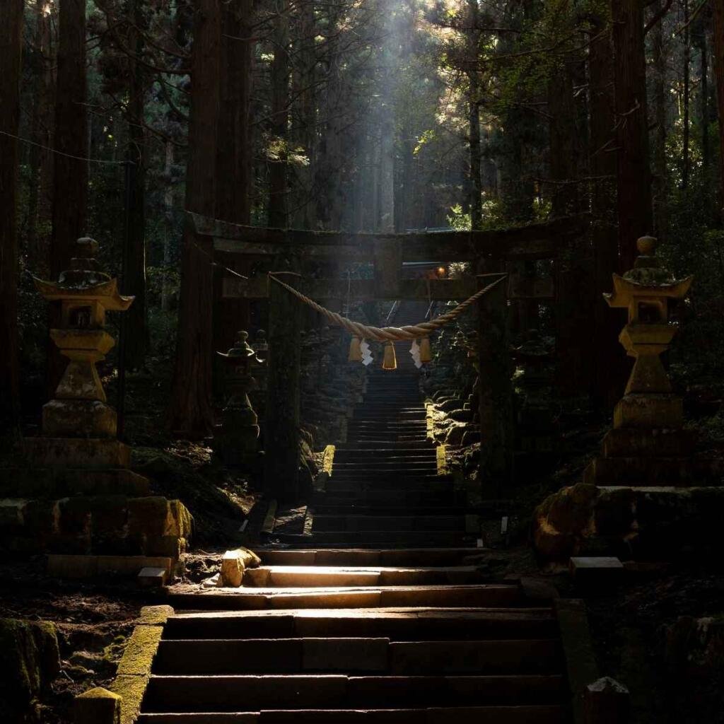 Temple caché sur l'ile de Kyushu