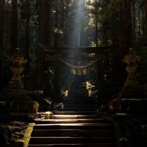 Temple caché sur l'ile de Kyushu