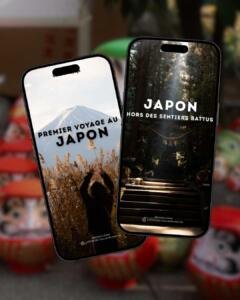 Couverture des 2 guides de voyage japon